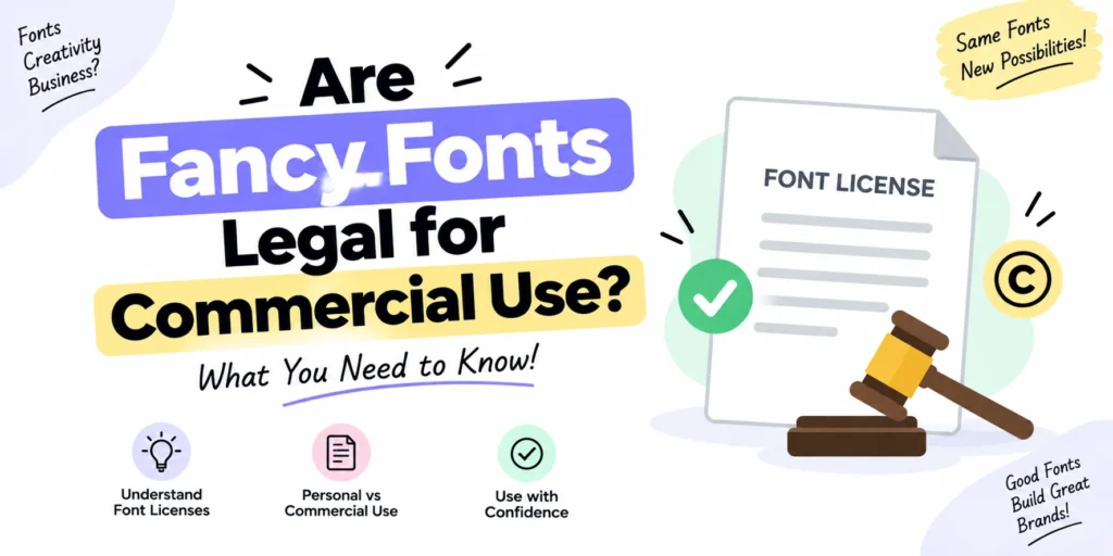 Are Fancy Fonts Legal for Commercial Use