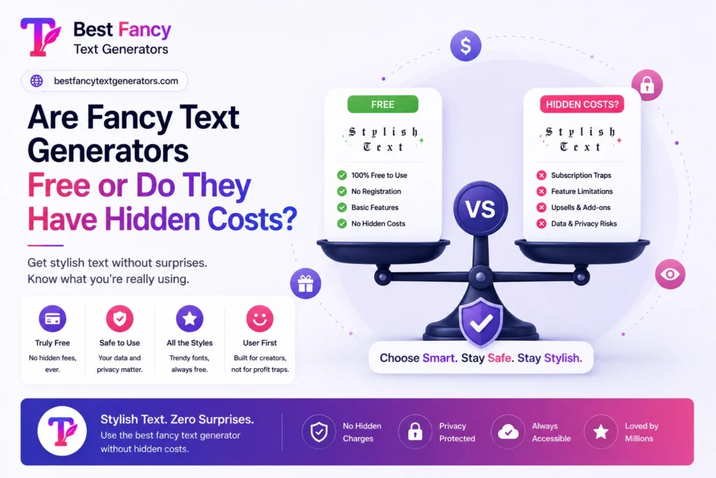 Are Fancy Text Generators Free