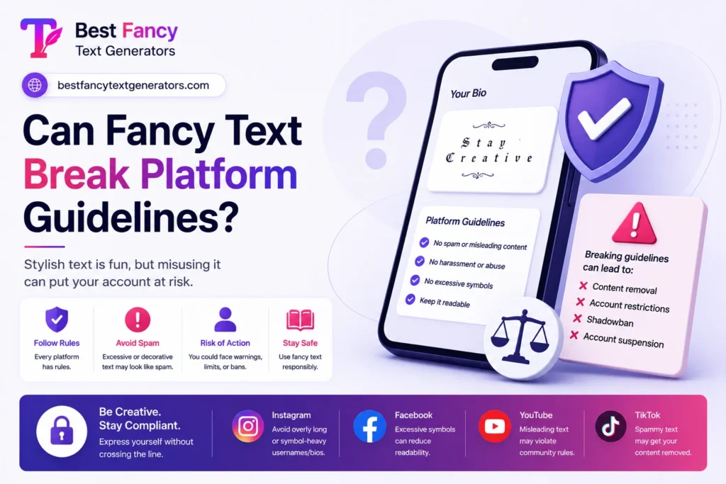 Can Fancy Text Break Platform Guidelines