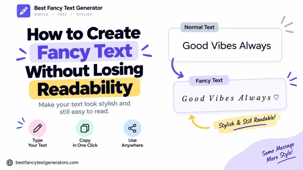 How to Create Fancy Text Without Losing Readability
