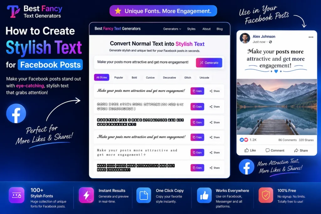 How to Create Stylish Text for Facebook Posts
