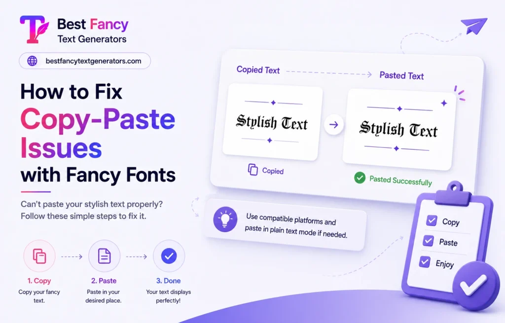 How to Fix Copy-Paste Issues with Fancy Fonts