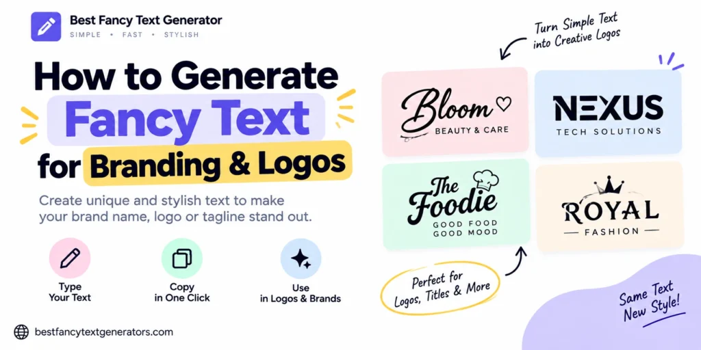 How to Generate Fancy Text for Branding & Logos