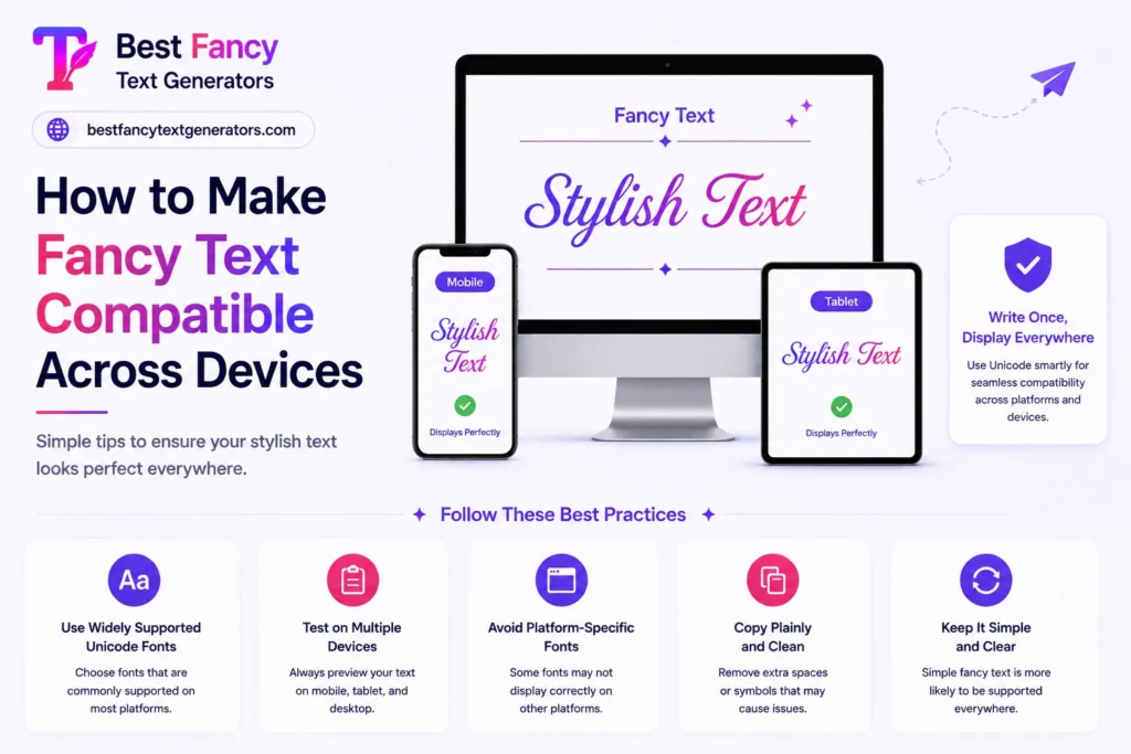 How to Make Fancy Text Compatible Across Devices