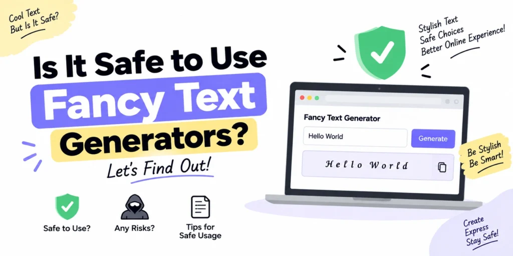 Is It Safe to Use Fancy Text Generators