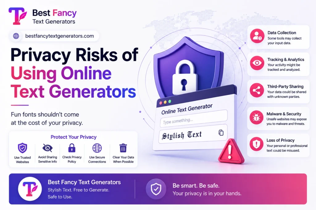 Privacy Risks of Using Online Text Generators