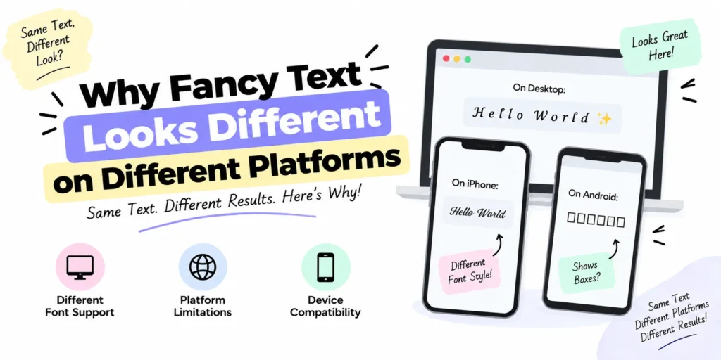Why Fancy Text Looks Different on Different Platforms